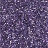 Miyuki delica Beads 11/0 - Silk inside dyed dark orchid ab DB-1881